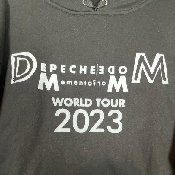 Depeche Mode Vintage Style Rock Hoodie size Large - Picture 2 of 6
